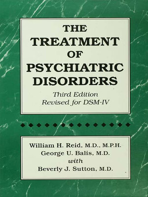 cover image of The Treatment of Psychiatric Disorders